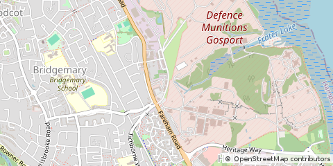 Map of Gosport, Hampshire