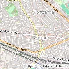 Map of Cardiff
