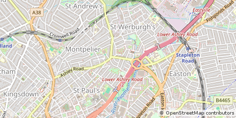 Map of Bristol