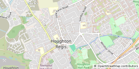 Map of Houghton Regis