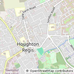 Map of Houghton Regis