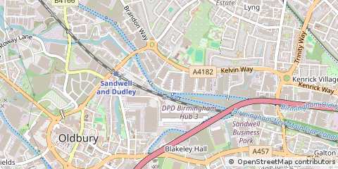 Map of West Bromwich, West Midlands