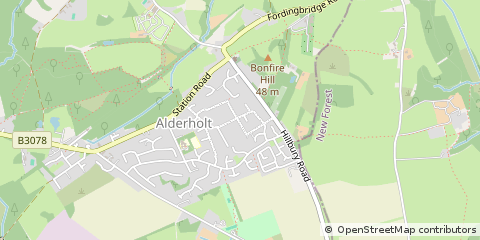 Map of Fordingbridge