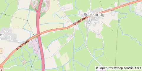 Map of Rooksbridge, Somerset