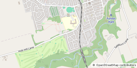 Map of Saltburn-by-the-SEA, Cleveland
