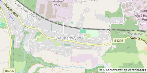 Map of Swansea