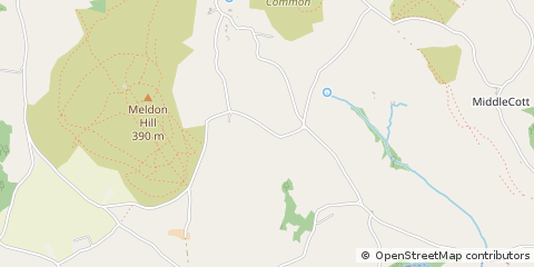 Map of Newton Abbot, Devon