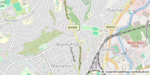 Map of Swansea