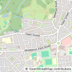 Map of Leeds, West Yorkshire
