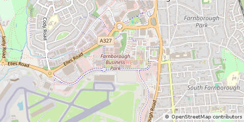 Map of Farnborough