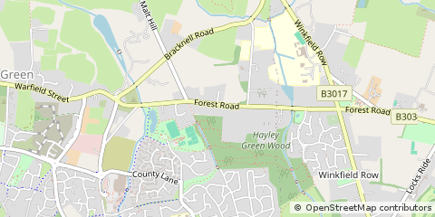 Map of Bracknell