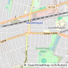 Map of Ilford, Essex