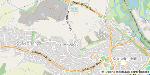 Map of Newton Abbot