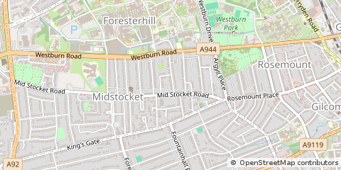 Map of Aberdeen