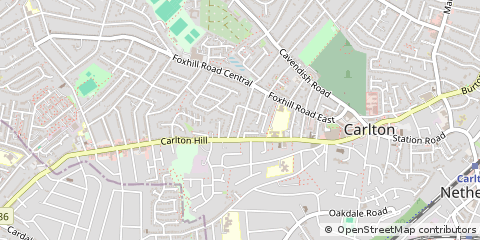 Map of Nottingham