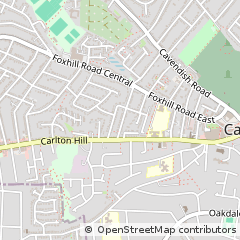 Map of Nottingham
