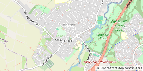 Map of Leicester