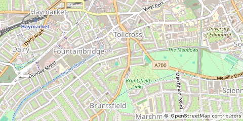 Map of Edinburgh