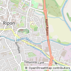 Map of Ripon, North Yorkshire