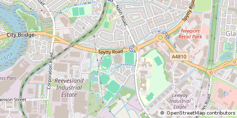 Map of Newport, South Wales
