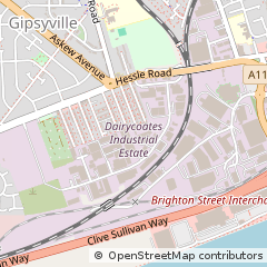 Map of Hull, East Yorkshire