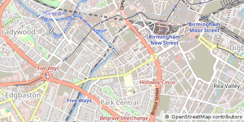 Map of Birmingham