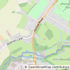 Map of Sawbridgeworth, Hertfordshire