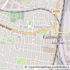 Map of Eastleigh, Hampshire