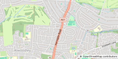 Map of Leeds
