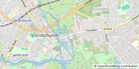 Map of Christchurch