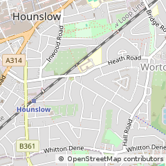 Map of Hounslow