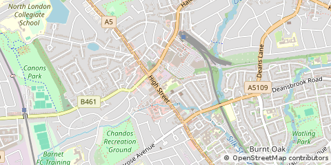 Map of Edgware