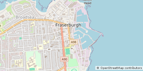 Map of Fraserburgh