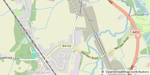 Map of Solihull