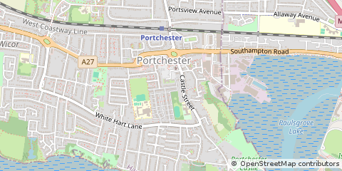 Map of Fareham
