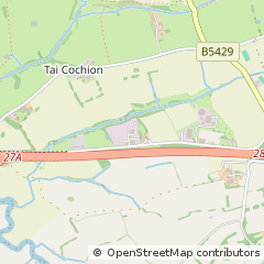 Map of ST Asaph, Denbighshire