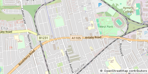 Map of Hull