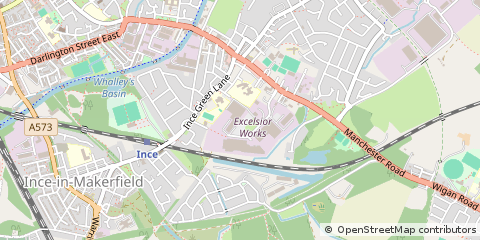 Map of Wigan