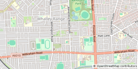 Map of Manchester