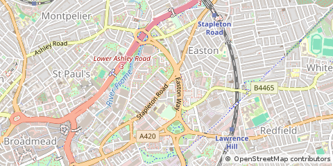 Map of Bristol