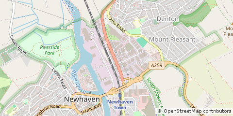 Map of Newhaven