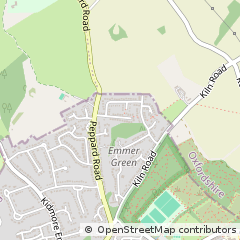 Map of Emmer Green