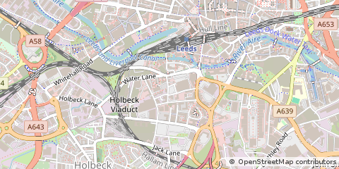 Map of Leeds