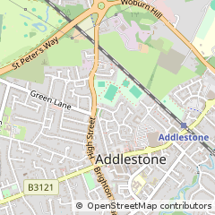 Map of Addlestone