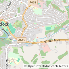 Map of Matlock, Derbyshire
