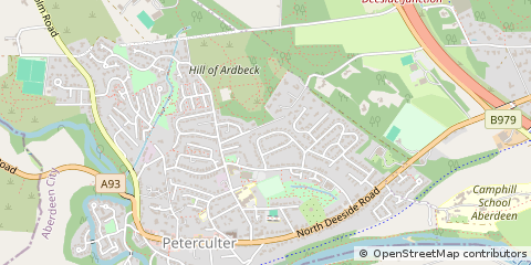 Map of Peterculter