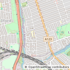 Map of Ilford