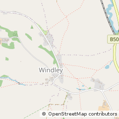 Map of Belper, Derbyshire