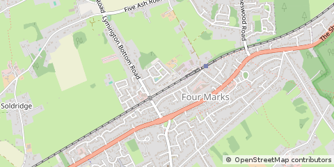 Map of Alton, Hampshire