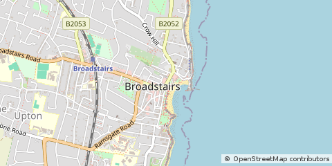 Map of Broadstairs, Kent